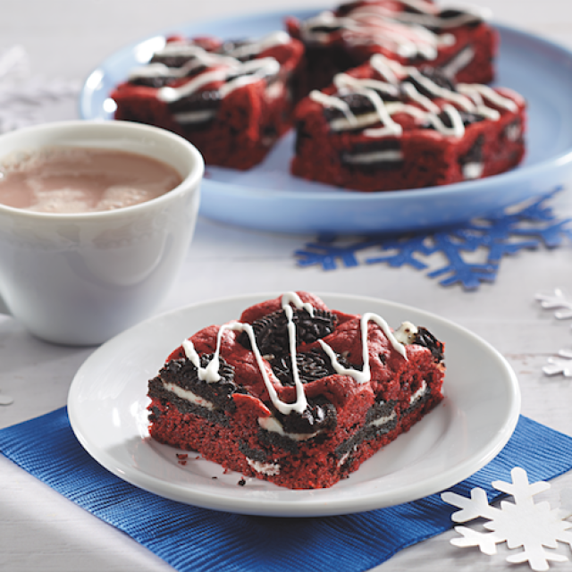 OREO red velvet brownie